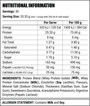 100% WHEY PROTEIN By Faction Labs