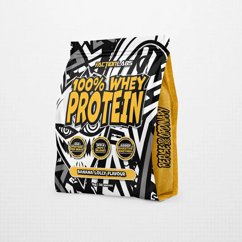 100% WHEY PROTEIN By Faction Labs
