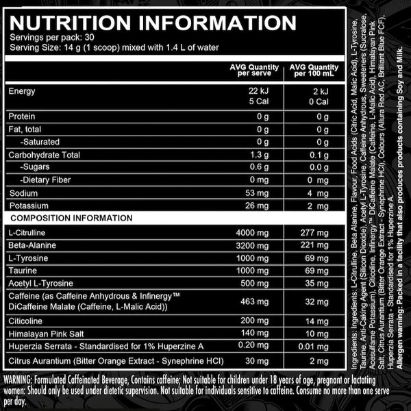 OCD Nutrition Headshot Pre-Workout